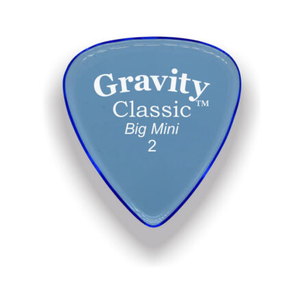 Gravity Pick Classic Big Mini 2mm Polished Blue GP-GCLB2P