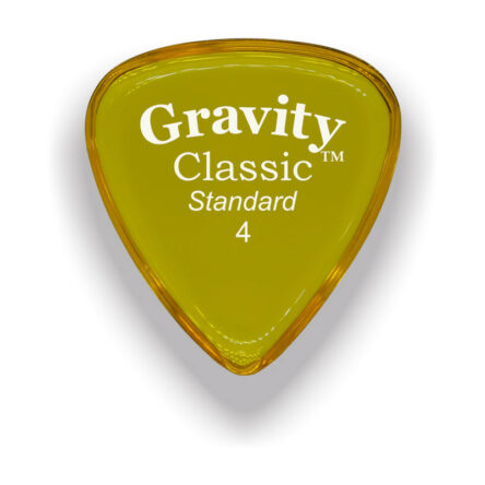 Gravity Picks Classic Standard 4mm Polished Yellow GP-GCLS4P