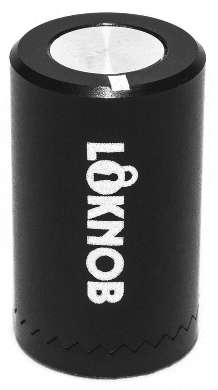 Loknob 1/2 Black Silver OD UNIVERSAL