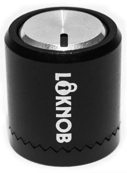 Loknob 3/4 Black and Silver Universal OD