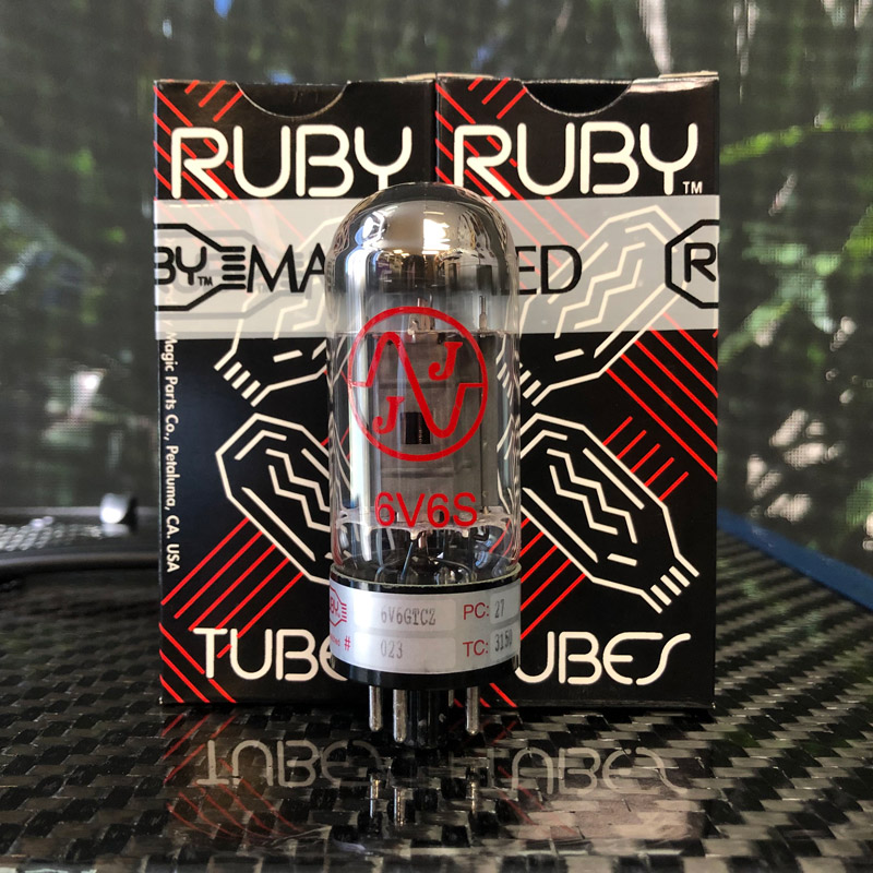 Ruby 6V6GTCZ JJ Matched Quartet Power Amp Tubes TU6V6GTCZ MQ