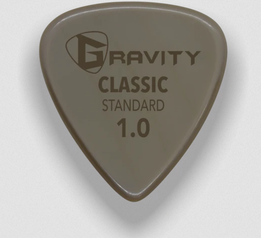 Gravity Picks Classic Gold Standard 1mm polished Tan