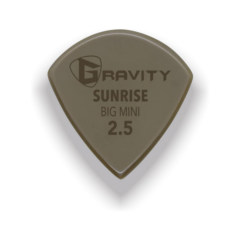 Gravity Picks Sunrise Gold Big Mini 2.5mm Polished Tan GP-GGSUB25