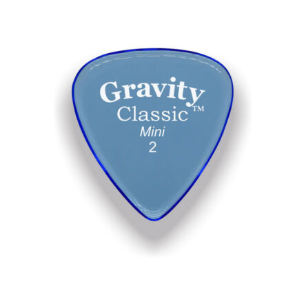 Gravity Picks Classic Mini Jazz 2mm Master Finish Blue GP-GCLM2M