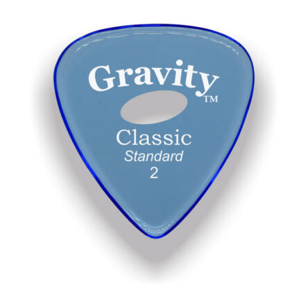 Gravity Picks Classic Standard 2mm Master Finish Elipse Grip Hole GP-GCLS2ME