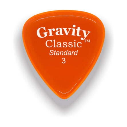 Gravity Picks Classic Standard 3mm Master Finish Orange GP-GCLS3M