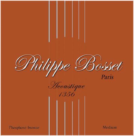 Philippe Bosset Acoustic Guitar Strings Phosphore Bronze Medium (13-56)