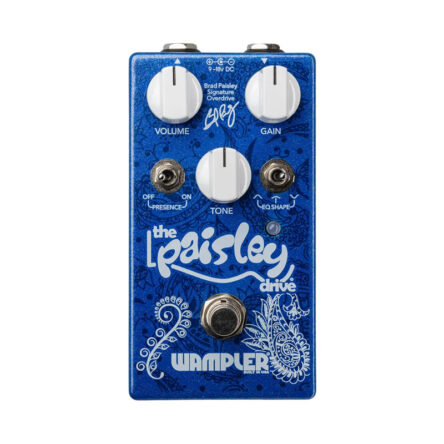 Wampler Paisley Drive Overdrive Pedal WAM-PAISLEY-OD
