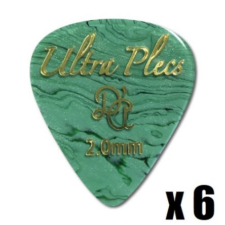 D’Andrea USA Ultra Plecs 351 Shape Pick Gemstone 2mm 6 Pack