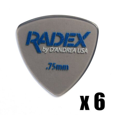 D’Andrea USA Radex Smoke 346 Shape Pick .75mm 6 Pack DA-RDX346 0.75