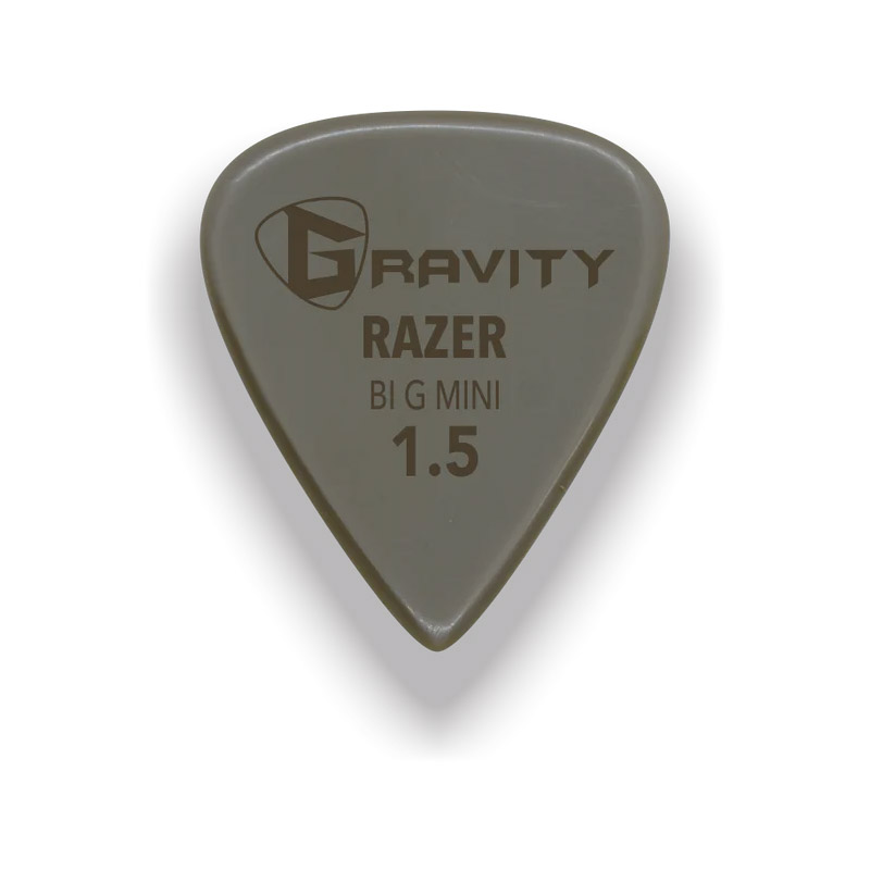Gravity Picks Razer Gold Big Mini 1.5mm Polished Tan GP-GGRAB15