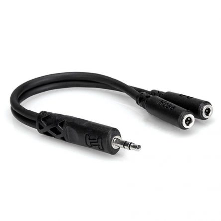 Hosa YMM-232 3.5mm TRS to Dual 3.5mm TRS Y-Cable