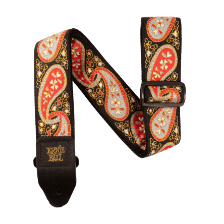 Ernie Ball Midnight Paisley Adjustable Jacquard Strap