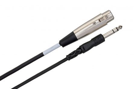 Hosa STX-102F Balanced Interconnect XLR3F to 1/4 in TRS 2 Foot