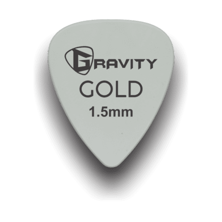 Gravity Picks GP15GY 1.5mm Gold Series Gray
