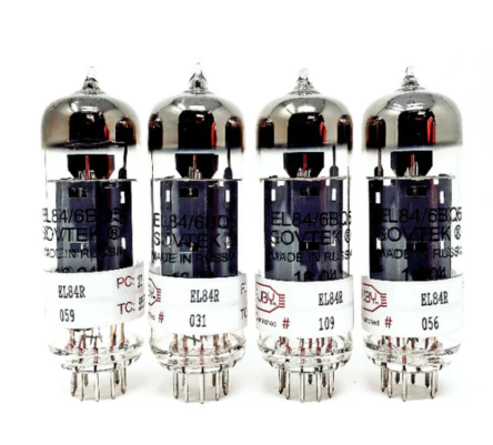 Ruby EL84R Tube Matched Quartet