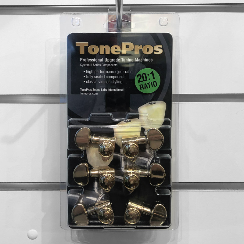 TonePros Tuners GKB33K Machine Heads Gold Finish TP-GKB33K-G