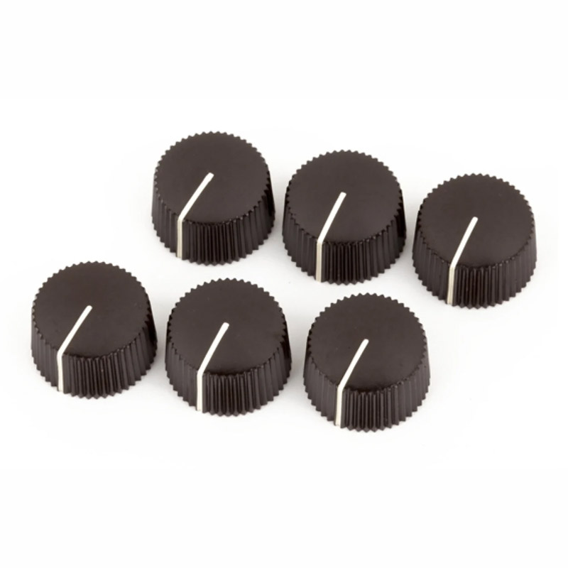 Fender Pure Vintage Radio Amplifier Knobs Dark Brown 0990934000