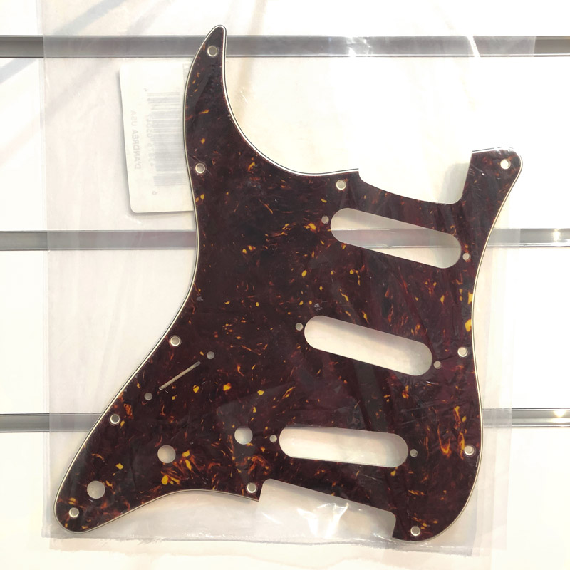 D'Andrea Pro Pickguard Left-handed Strat Tortoise/Parchment/Black/Parchment S/S/S DA-DPP ST TORTPBP LH