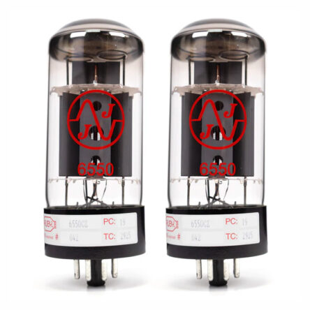 Ruby Tubes JJ 6550CZ Power Tube Matched Duet TU6550CZx2