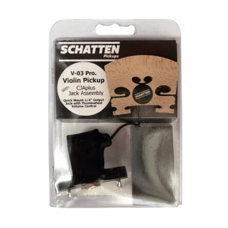Schatten V-03 Pro. Violin Pickup with CJAplus Jack Assembly SDV03PRO