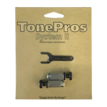 TonePros VM1 Locking Studs Metric (Vintage Series "Steel") Black TP-VM1-B (VBM1-B)