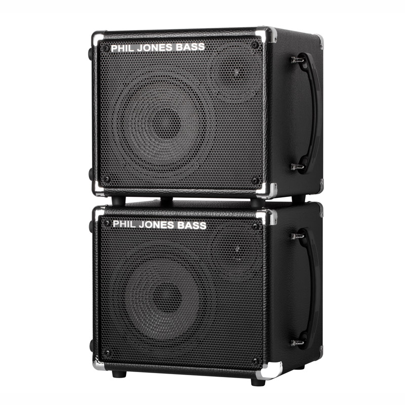 Phil Jones Bass Cab-17 Speaker Cabinet Black PJB-CAB-17