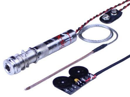 Schatten UST-1 Active VT - Steel String Under Saddle Pickup w/ Preamp, Vol & Tone Thumbwheel Controls SDUST1ACTVT