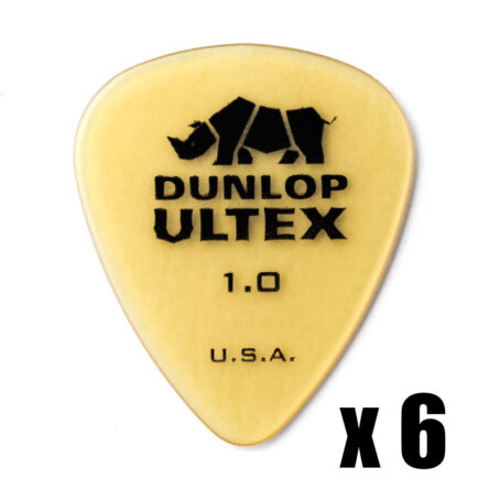 Jim Dunlop ULTEX Standard Picks 1.0MM 6 Pack 10ULT-6PK