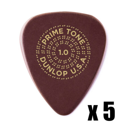 Jim Dunlop PRIMETONE Standard Smooth Picks 1.0MM 5 Pack 10UPS-5PK