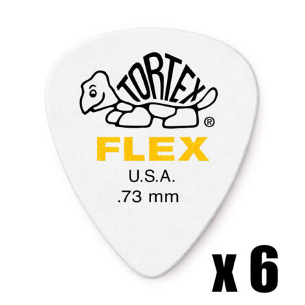 Jim Dunlop TORTEX Flex Standard Picks .73MM 6 Pack 73FXL-6PK