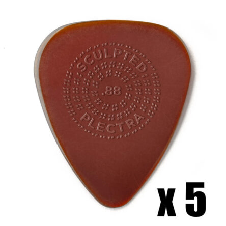 Jim Dunlop PRIMETONE Standard Grip Picks .88MM 5 Pack 10UPG-5PK
