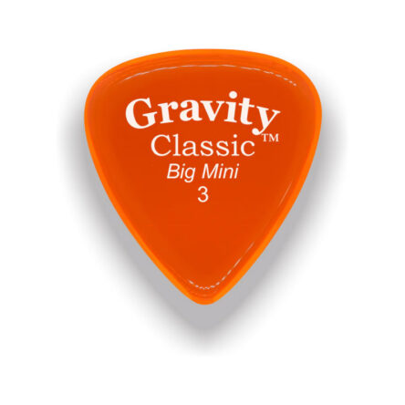 Gravity Picks Classic Big Mini 3mm Master Finish Orange GP-GCLB3M