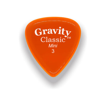 Gravity Picks Classic Mini Jazz 3mm Master Finish Orange GP-GCLM3M