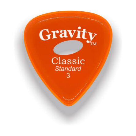 Gravity Picks Classic Standard 3mm Polished Orange Elipse GP-GCLS3PE